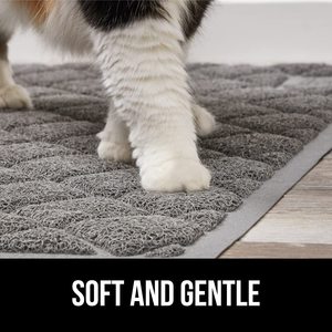 Wasserdicht Kitty grau Gorilla Griff dicke Haustier Katzenstreu Sand Fang matte Haustier PVC Katzenstreu Matten - Product Image 2