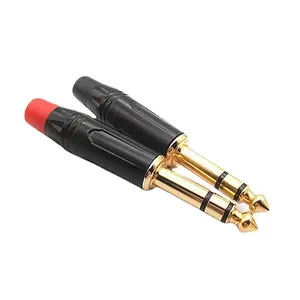 Gold Plated 6.35mm 1/4" Male Mono Plug To RCA Female 6.5mm 6.35 Jack Audio Stereo Adapter Connector Plug Converter Sound Mixer