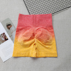 Quần tập thể dục thể thao hông đào dốc cho nữ quần đùi tập Yoga ba vòng eo cao bó sát chạy bộ XXL eo co giãn nhanh khô - Product Image 6