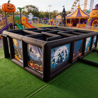Labyrinthe gonflable géant sur mesure pour événements, arène de jeu sportif extérieur, labyrinthe d'obstacles gonflable pour location de fêtes - Fournisseur direct usine