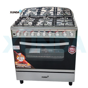 Cuisinière à gaz encastrable Xunda avec 5 brûleurs et four - Product Image 5