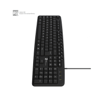 Pemasok Pabrik OEM MOQ Rendah Tahan Air Tombol Multimedia Murah Keyboard Kabel Kantor