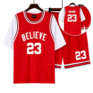 Ensembles de maillots de basket-ball personnalisés en deux pièces, uniformes pour femmes et jeunes, chemises à manches courtes - Product Image 6