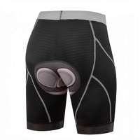 Shorts de cyclisme pour hommes, rembourrés et épaissis, absorbant les chocs, séchage rapide, Spandex/Nylon/Polyester 180g, longueur courte, sports de plein air