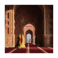 Tapis de mosquée Tapis de prière personnalisé Mosquée musulmane Designs Tapis lavable fabriqué à la machine
