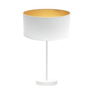 Lampada da Tavolo LED 1xE27 Bianco/Oro 62x30x30 cm - Ideale per Illuminare Spazi e Decorare con Stile Moderno. - Product Image 1