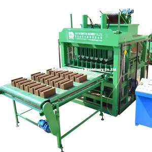 Darifeng hydraulic press interlocking compressed earth block machines building block making machine DF7-10 soft brick machine