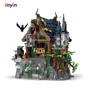 1964 PCS <span class=keywords><strong>Medieval</strong></span> Witch Cottage Building Blocks Toy para niños-Fantasía y temática histórica Juego educativo y diseño mágico - Product Image 2