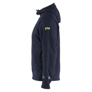 BLAKLADER - 347817628900XS Flame resistant <b>Hoodie</b> <b>Navy</b> <b>blue</b> - EAN 7330509911693 FLAME RESISTANT WORKWEAR - Product Image 3