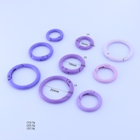 Vente en gros de mousquetons Qiannuo Qn9 33 mm en alliage de zinc, boucle en O, mousquetons à ressort, serrures TSA, durables, imperméables, légers