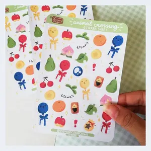 Custom Cheap Writeable ECO Friendly Paper Home Decoration Stationery Waterproof Sticker