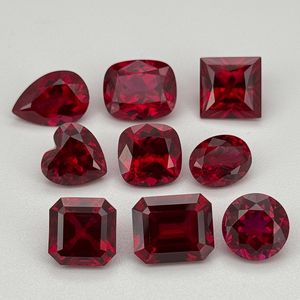 Rubis rouge sang de pigeon HQ GEMS Czochealski 7A, taille émeraude 8x10mm, 4 carats, rubis de laboratoire traité thermiquement, rubis de laboratoire - Product Image 6