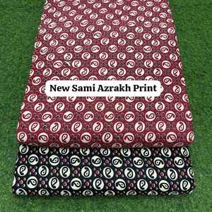 Tela de Algodón Estampada con Elegantes Diseños, Tela de Algodón Suave y Transpirable, Ideal para Material de Vestidos Kurti, Costura de Trajes y Manualidades - Product Image 6