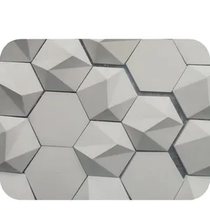 Hexagon 3D Carved Art Room Wall Decoration For Interior Decoration