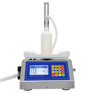 Máquina Llenadora de Líquidos Semiautomática con Bomba de Engranajes, Báscula y Contador para Aceite, Miel, Jugo, Agua y Llenado de Botellas - Product Image 1
