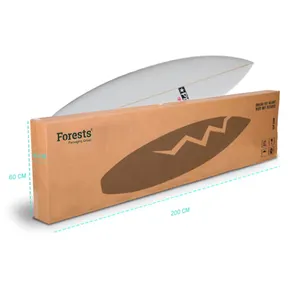 Colorful surfboard cardboard boxes for packaging