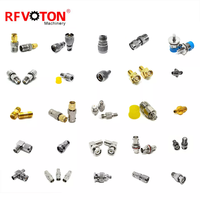 Connecteurs RF Coaxiaux TNC/SMA BNC/N/7/16/Mini Din 4.3-10 Femelle Mâle F/RCA/UHF/EIA/FME/QMA/7/16 DIN, Adaptateur Coaxial 75 Ohms