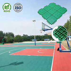 Outdoor PP <b>Interlocking</b> Suspended Sports Flooring Anti-slip Modular Basketball Court Kindergarten Playground 15mm <b>Floor</b> <b>Tiles</b> - Product Image 1
