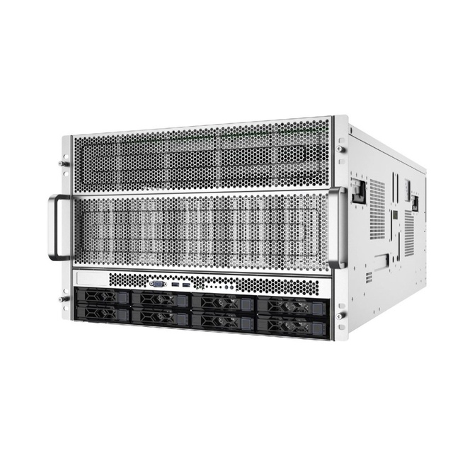 7U 8-GPU 5090 AI Inference Server Barebone System for Intel Xeon 4th/5th Gen Processors Model T678V3 in Stock