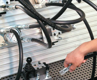 Matériel didactique AZ-511 pour l'enseignement des équipements hydrauliques en laboratoire scolaire