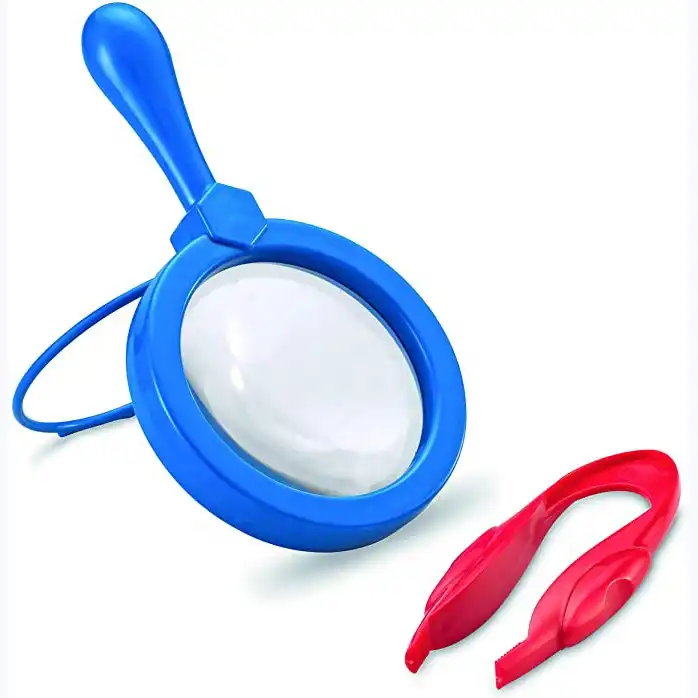 primary science jumbo magnifier & tweezers