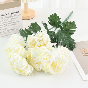 ดอกดาวเรืองประดิษฐ์สำหรับวันบูชายัญดอกไม้ผ้าไหม7ดอกดาวเรือง - Product Image 6