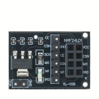 Module de transmission de données sans fil NRF24L01+ 2.4G, version améliorée NRF24L01+PA+LNA, 2.4GHz, portée de 1000 mètres