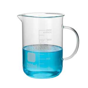 रोंगताई <span class=keywords><strong>250</strong></span> मिलीलीटर बोरोसिलिकेट ग्लास बीकर चीन वितरक 1101-2 500 मिली कम रूप ग्लास बीकर त्रिकोण बीकर - Product Image 6