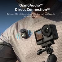 Kamera Aksi Osmo Action 6 Adventure Combo 8K Tahan Air dengan Sensor 1/1.1 Inci dan Tongkat Ekstensi 1.5m untuk Vlog Perjalanan