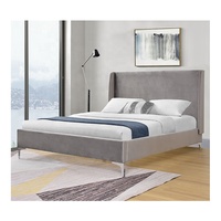 Tête de lit en cuir matelassé avec tissu souple, robuste et bon marché, assemblage facile, cadre de lit rembourré