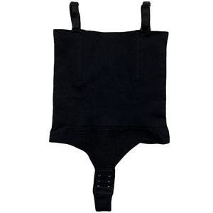 Culotte gainante taille haute sans couture pour femme, effet ventre plat, post-partum, avec bretelles réglables, maintien ferme - Product Image 1