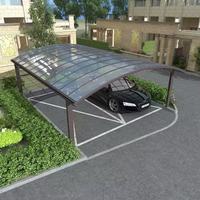 Abri de voiture/garage/parking en polycarbonate traité thermiquement de haute qualité avec cadre en aluminium en porte-à-faux