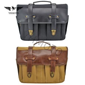 Pièces de moto universelles Selle Latérale Messenger Sac Sacoches Bagages Pour <span class=keywords><strong>Harley</strong></span> Touring Sportster XL 1200 800 - Product Image 5