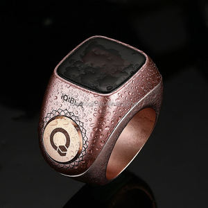 Iqibla Zikir Flex <span class=keywords><strong>Pro</strong></span> 2 Nouveau compteur électronique intelligent en aluminium <span class=keywords><strong>de</strong></span> deuxième génération Anneau intelligent Tasbeeh Zikar Anneau universel Zikir - Product Image 3