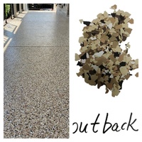 Échantillon gratuit de flocons de sol en époxy de 1/4 de pouce (3-5 mm), flocons de biotite, revêtements de sol de garage, revêtements minces, durs, de couleur unie, flocons de vinyle