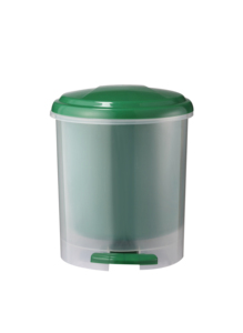 Hot Selling 5L Round Plastic Dustbin with Inner Bucket Bathroom Trash Can Withlid <strong>Small</strong> <strong>Pedal</strong> Waste <strong>Bin</strong> - Product Image 2