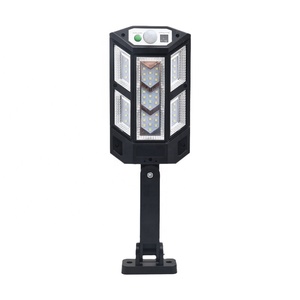 Everstar lampe murale solaire LED moderne étanche éclairage de <span class=keywords><strong>jardin</strong></span> extérieur télécommande avec détection humaine pour les rues pelouses - Product Image 1