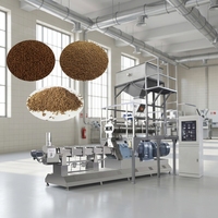 Équipement de ligne de production d'aliments pour poissons et animaux de compagnie avec engrenages et pompe pour aliments pour poissons, chiens et chats - Fabricant du Shandong
