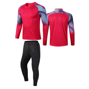 Jersey Kiper Sepak Bola, Baju Kiper Sepak Bola Pas Kering, Kaus Lengan Panjang, Celana Sublimasi, Baju Olahraga dengan Bantalan Sarang Lebah - Product Image 4