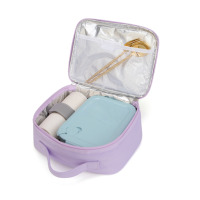 Ensemble de vaisselle isotherme unisexe avec fermeture éclair en polyester, capacité de 4 à 5 litres pour l'école et les activités de plein air
