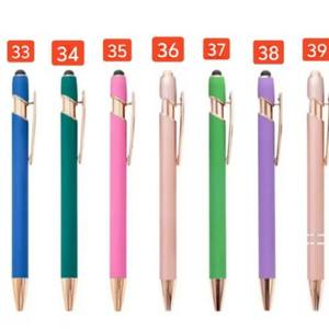 Stylo bille en métal personnalisé avec logo, stylo tactile promotionnel, cadeau OEM - Product Image 4