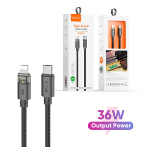 Câble de données VIDVIE USB C vers Lightning, type C PD 36W, charge rapide, câble de synchronisation de données pour <span class=keywords><strong>iPhone</strong></span> 11 12 13 <span class=keywords><strong>14</strong></span> 15 16 Pro Max - Product Image 1