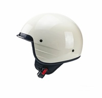 Casque de moto vintage de haute qualité Cqfmk Zoomlon, casque ouvert classique en ABS, à libération rapide, homologué DOT, état neuf