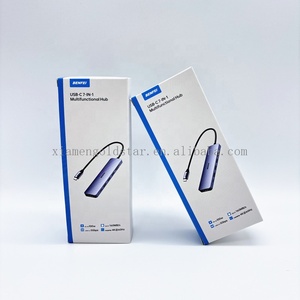 Tùy chỉnh USB chuyển đổi cáp bao bì hộp rỗng Bộ nhớ đầu đọc thẻ đầy đủ màu sắc in Hộp giấy - Product Image 6