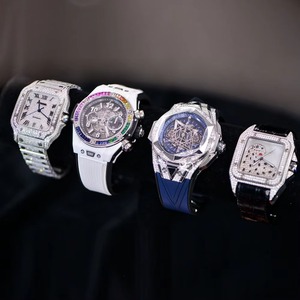 Reloj Drioshipping de Acero Inoxidable con Diamantes Cultivados en Laboratorio con Claridad VVS, Eleva Tu Estilo con un Toque de Lujo con Movimiento de Cuarzo - Product Image 4