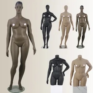 Manequins plus size, manequim de meia gorda do corpo feminino