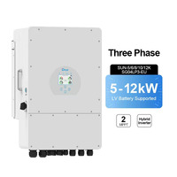 Système solaire complet DIY pour usage domestique, génération d'énergie hybride, panneau photovoltaïque, onduleur solaire, batterie LFP, 10KW 12KW à vendre