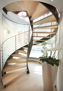 <span class=keywords><strong>Escalera</strong></span> Interior Personalizada para Casa, <span class=keywords><strong>Escalera</strong></span> Circular Moderna Tipo <span class=keywords><strong>Caracol</strong></span> para Interiores <span class=keywords><strong>de</strong></span> Villas, Escaleras en Espiral <span class=keywords><strong>de</strong></span> Lujo - Product Image 2