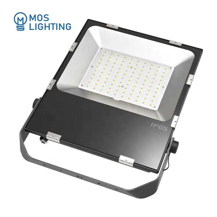 130LM प्रति वाट उच्च Lumens IP65 खेल अदालत प्रकाश के लिए निविड़ अंधकार 100W बाढ़ प्रकाश का नेतृत्व किया
