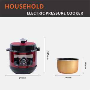 Gran oferta 2025, nuevo diseño, olla a presión eléctrica alemana de 6L, olla interior de acero inoxidable de gran capacidad, olla <span class=keywords><strong>arrocera</strong></span> eléctrica - Product Image 3